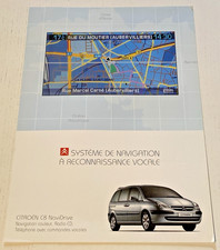 Feuillet Publicitaire CITROEN C8 Navi Drive -  Avril 2004 - Bel Etat.