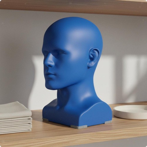 Tête mannequin homme - de,