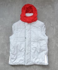 Veste gilet homme PRADA à capuche ceinture utilitaire sangle nylon réfléchiss...