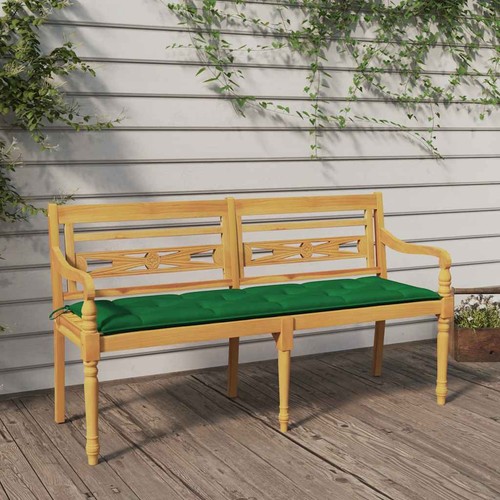 Banc batavia avec coussin - avec,