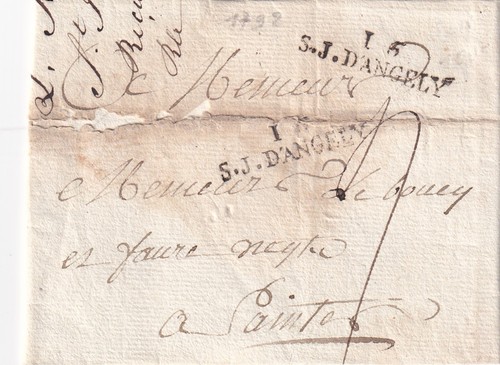 Marque postale 1792 de - 🦬marque,