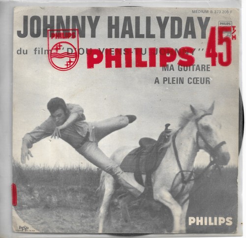 Johnny hallyday guitare 45 - guitare,