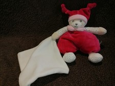 doudou ours brioche rose