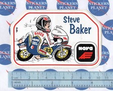 STICKER STICKER VINTAGE STICKER MOTORCYCLE TUNING NAVA STEVE BAKER