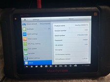 Autel MaxiSys Car Scanner -MS906TS In Case Read Desc Missing Dongles FS!