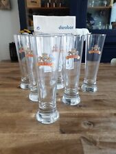 Lot 6 verres à bière EICHHOF 31cl DUROBOR DUBLIN Rare  Neuf