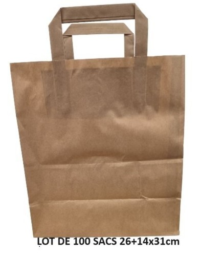 100 sacs papier - sacs, brun