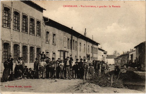 Cpa croismare verrerie - la,