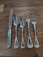 Jean Couzon Consul Stainless Group of 5 Flatware Pieces