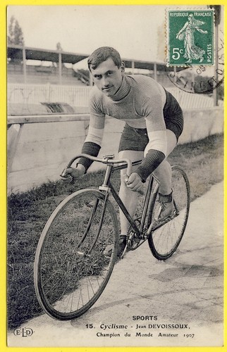 Cpa rare sport - rare, vélo