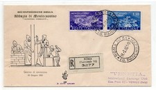 Monte cassino on Venetia Racc envelope.