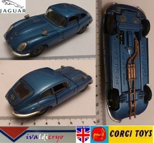 Jaguar type E 2+2 bleu métallisé 1/43 d'origine corgi toys 335 gt britains