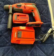 Hilti Rotary Hammer Drill TE 2-A 21.6V Li-Ion 3/8" SDS Power Tool W/Chgr/ Btry