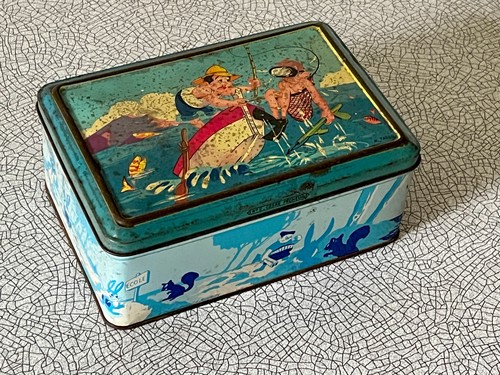 Boîte biscuit ancienne - biscuit,