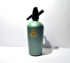 Vintage Heimsyphon Green Metal Siphon - Sparklets Soda Bottle Germany