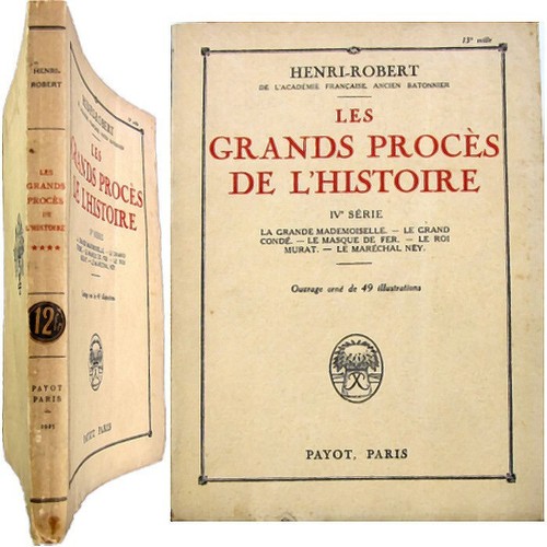 Grands procès histoire - procès, de