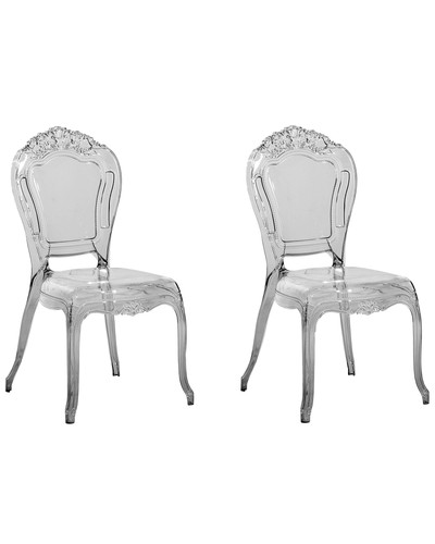 Beliani lot chaises - lot,