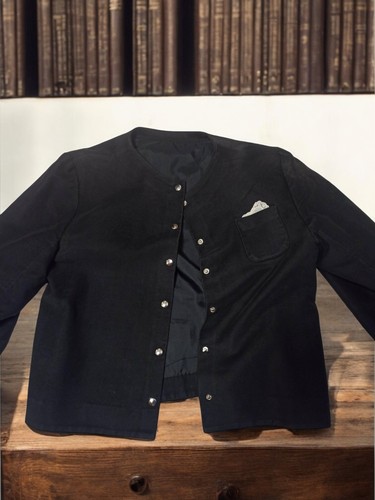 Veste femme vintage noire col
