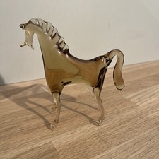 Statuette Cheval en Verre
