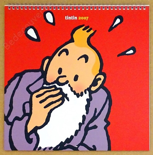 Herge calendrier tintin - calendrier,