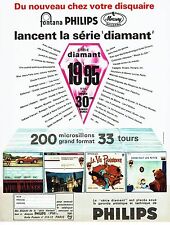 ADVERTISING ADVERTISING 037 1964 33t Philips Diamond Microgroove Discs