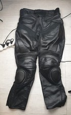 Pantalon Moto Cuir avec Slider Taille L