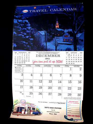 1961 esso travel - esso,