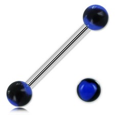 Barbell de langue acier boules