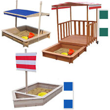 Bac à sable Bois avec toit couverture Maison de jeux avec jardin