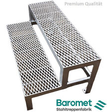 2 marches escalier sur pied escalier en acier autoportant largeur 60 cm haute...