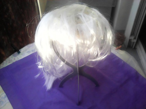 Perruque blonde lisse lace - lisse, –