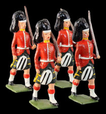 Figurine BRITAINS  4 ECOSSAIS