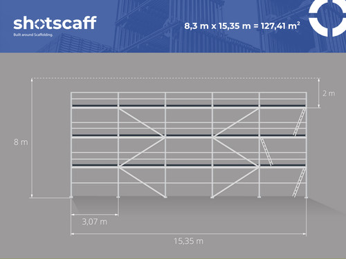 échafaudage façade - Échafaudage, de