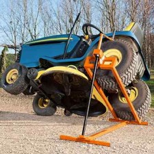 Cric Lève Tracteur Tondeuse A Gazon 400Kg Dispositif De Levage Outillage J/V/R
