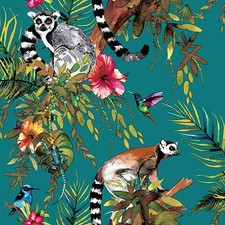 Papier Peint Lemur Jungle