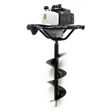 Tarière thermique Set 63,3ccm 3CV Foret 200mm Utilisation 2 Personnes Perceuse