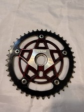 HUTCH SPIDER SR 43t SPROCKET CHAINRING OLD SCHOOL BMX GT PRO RACER RAIDER STAR