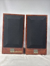 *Please Read* Pair Vintage Cabasse Fregate 300 Bubinga HiFi Audiophile Speakers