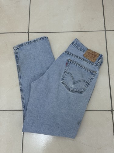 Jean lévis 505 bleu - jean, taille