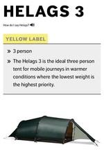 NEW Hilleberg Helags3 + Extra Mesh Inner Tent + Extra Poles. READ DESC.