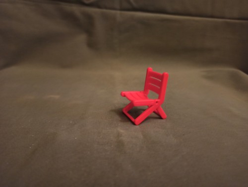 Chaise rouge playmobil 4826 - chaise,