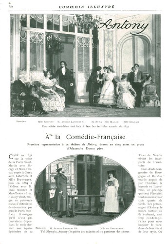 Document ancien 1912 théâtre