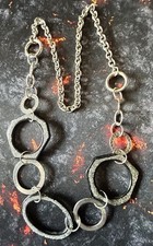 NEUF COLLIER VINTAGE ARGENTÉ