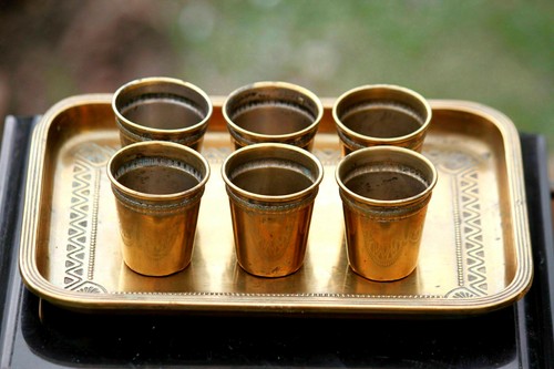 Wmf service liqueur métal - service, á