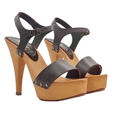 Mule en Cuir Avec Cintutino