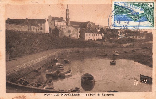 Ile ouessant le port - le, de