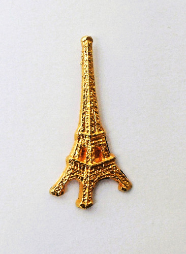 Pin doré tour eiffel - tour,