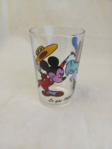Verre mickey gai 1900 - le,