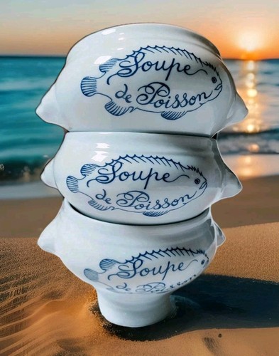 Bols soupe poisson - a, tete