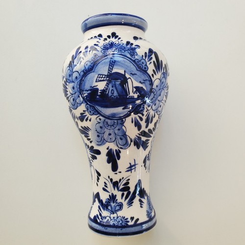 Ancien vase soliflore - ancien, bleu